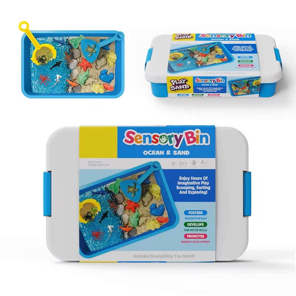 Sensory Bin Creative Play Sand  set-Ocean & Sand