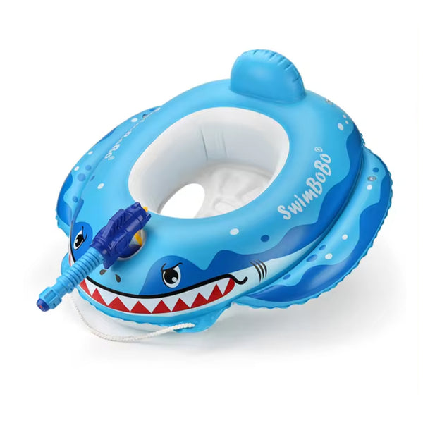 SWIMBOBO Shark Inflatable Float with Water Gun