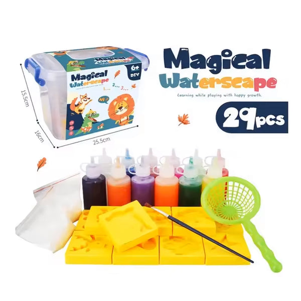 Magic Water Toy Science Kit - 3D animals