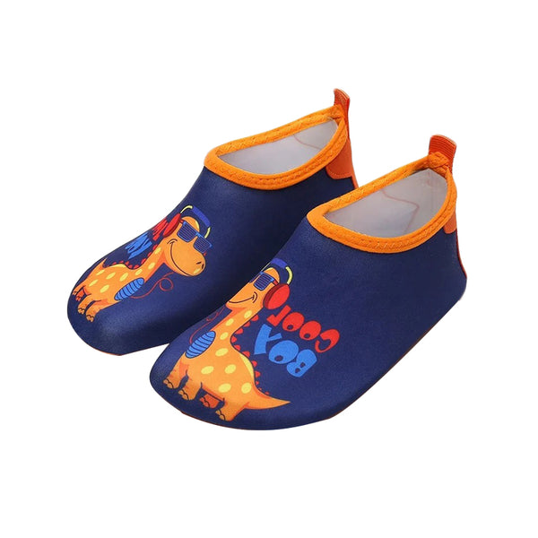 Kids Quick Dry Anti - Slip Beach & Pool Shoes - Dinosaur