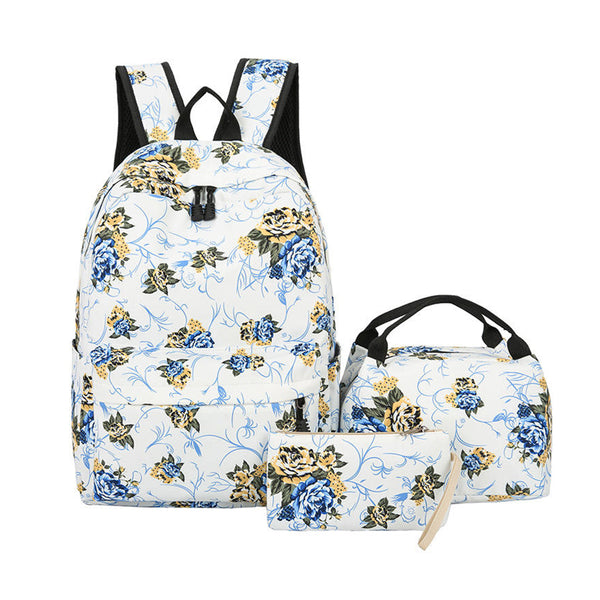 Charming 3-Piece Bag Set – Backpack, Pencil Case, and Insulated Lunch Bag