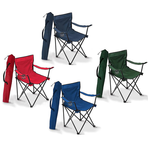 Ultra-Light Folding Camping Chair with Beverage Holder