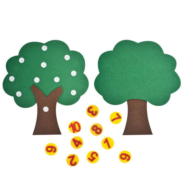 Apple Tree Counting Board – Interactive Math Set for Early Learning