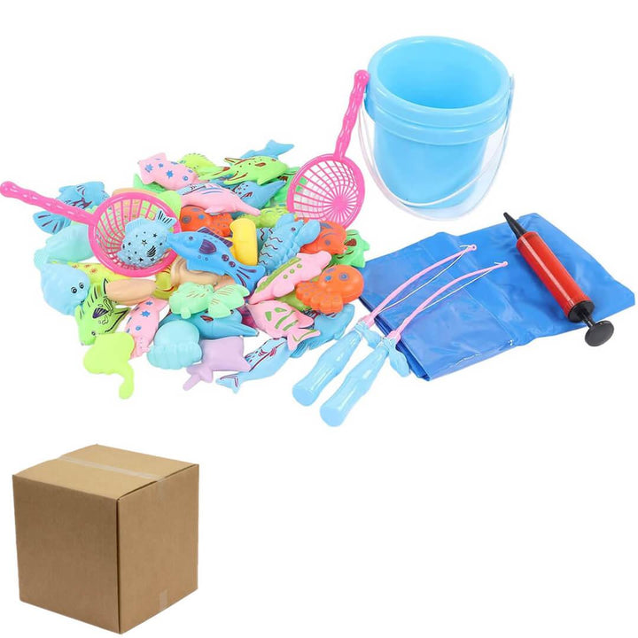 Magnetic Fishing Game with Inflatable Tray
