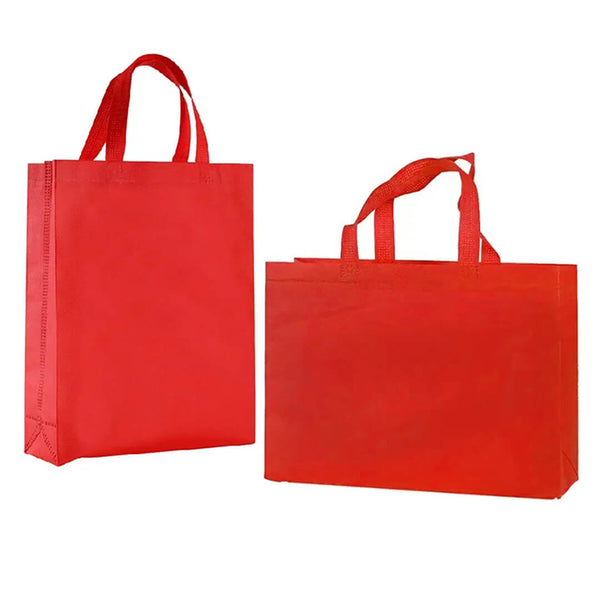 Eco-Friendly Non-Woven Red Reusable Gift Bags (Big Sizes)