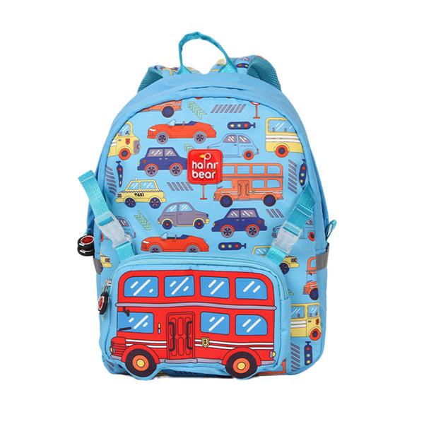 Kids Cartoon Cars Backpack & Shoulder Bag Set