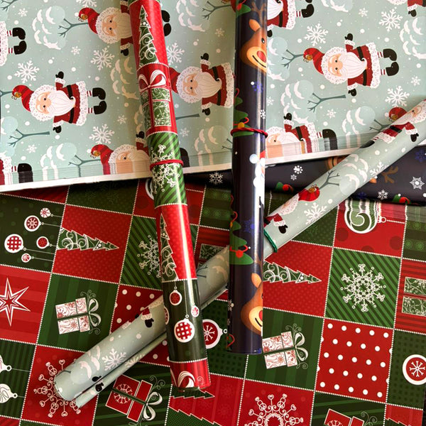 Gift Wrapping Paper – 6 Designs for Christmas & Birthday