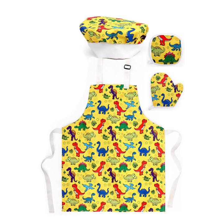 17-Piece Dino Kitchen & Bakeware Set for Kids