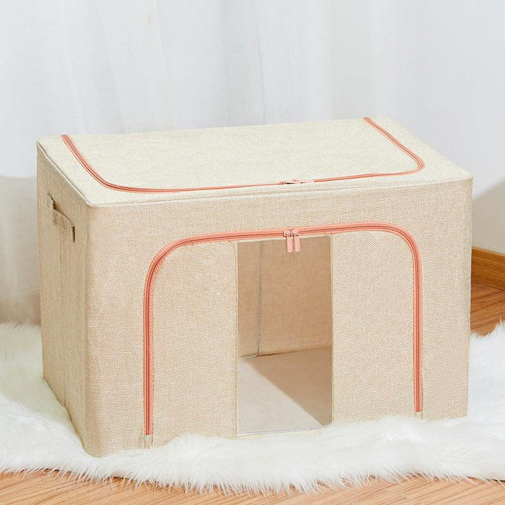 Foldable Waterproof Storage Box for Clothes/Blankets - 100L (60 x 40 x 42 cm)
