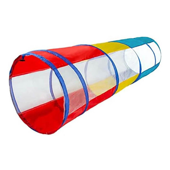 Pop-Up Portable Kids Tunnel with See-Through Mesh Sides