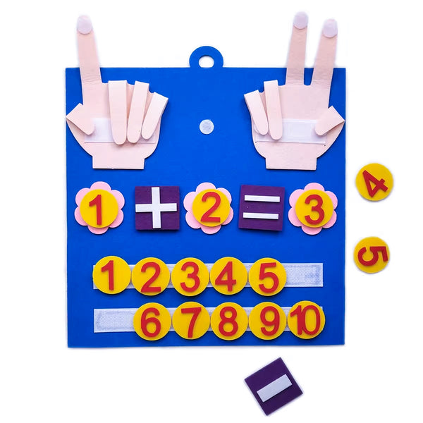 Felt Early Education Math Set – Fun Addition & Subtraction Tool