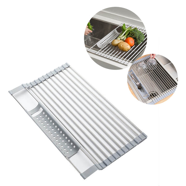 Over-The-Sink Foldable Dish Drying Rack