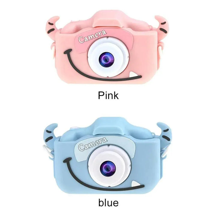 Anti-Drop Dual-Lens Kids Mini Camera + 32GB Card - Cute Monster