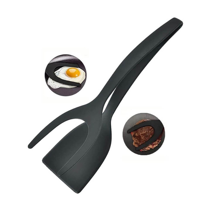 Multifunction kitchen tool used for flipping and gripping food
