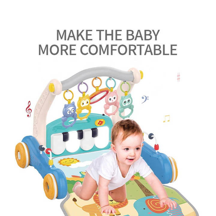 Soft, safe baby play mat for motor skills and sensory development
