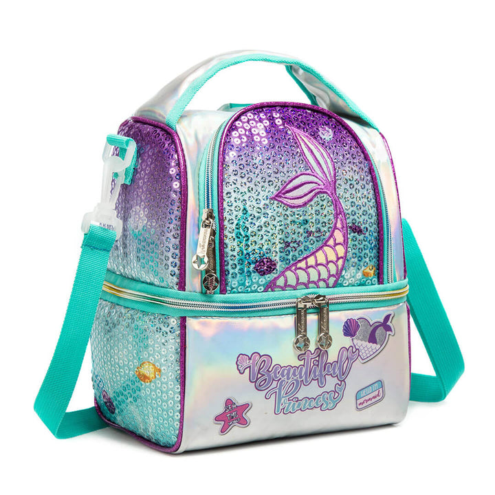 Mermaid Sparkly Sky 2-Layer Waterproof Lunch Bag