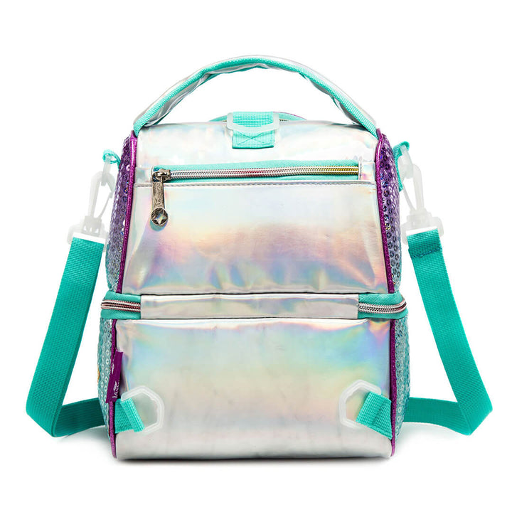 Mermaid Sparkly Sky 2-Layer Waterproof Lunch Bag
