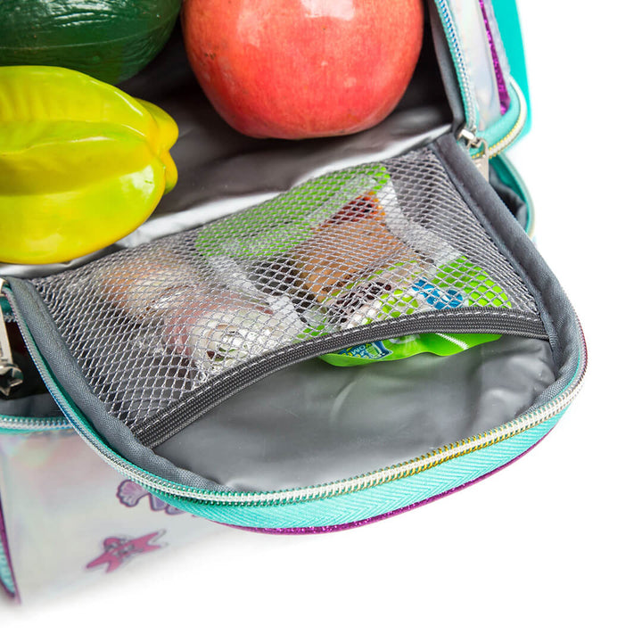 Mermaid Sparkly Sky 2-Layer Waterproof Lunch Bag