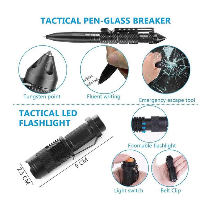20-in-1 Camping & Emergency Survival Kit Bag
