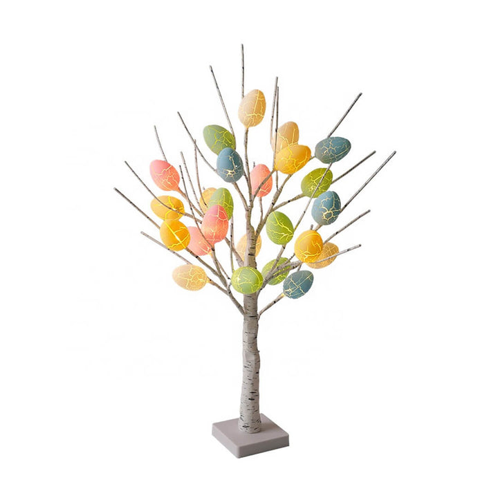 Warm white LED Easter tree decoration for home