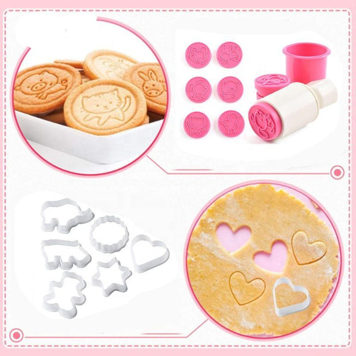 24-Piece Red Kitchen & Bakeware Set for Kids