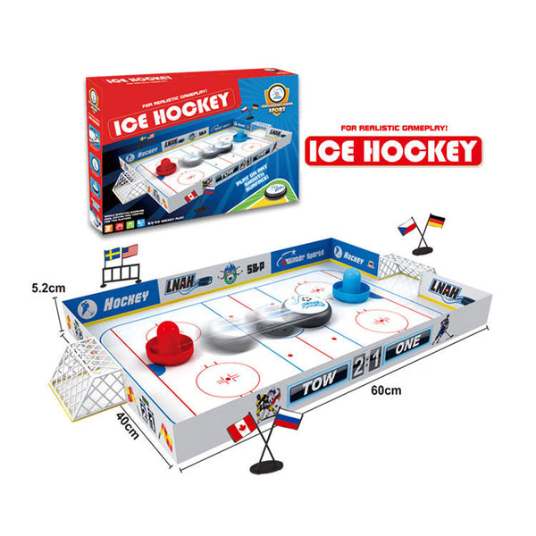 Battery-Powered Ice Hockey Board Game