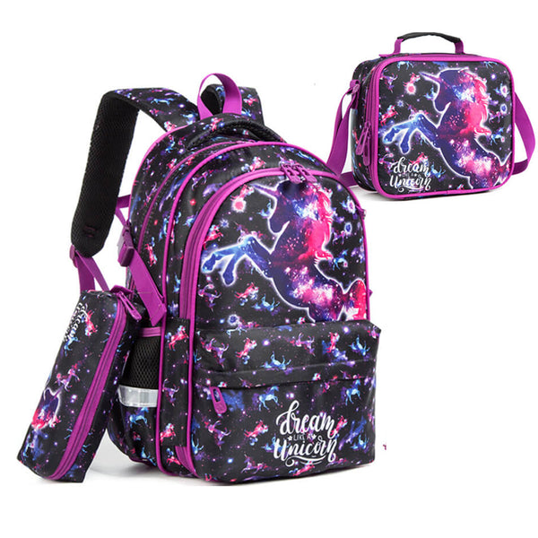 Magical Unicorn Backpack 3 Pieces Set