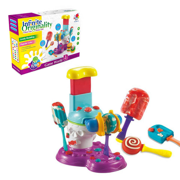 Lollipop & Popsicle Maker Playdough Set