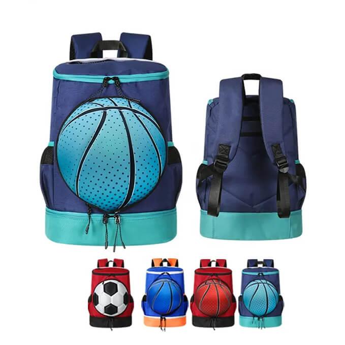 Lightweight Basketball Backpack with Ball Compartment (Ball Not Included)