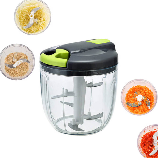 Manual Food Chopper & Vegetable Slicer - Fast & Easy Prep