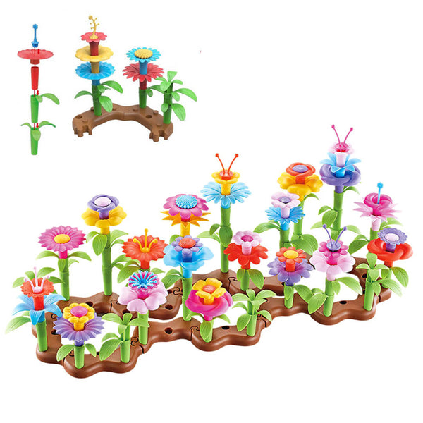 Flower Garden Building Blocks - 148 pieces