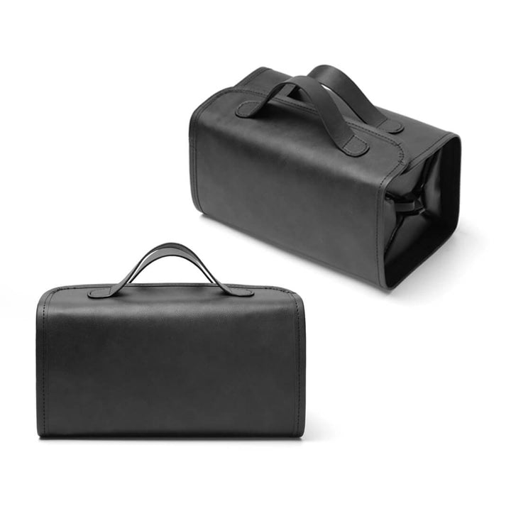 4-in-1 Roll-Up Makeup Organizer – Detachable Clear Pouches