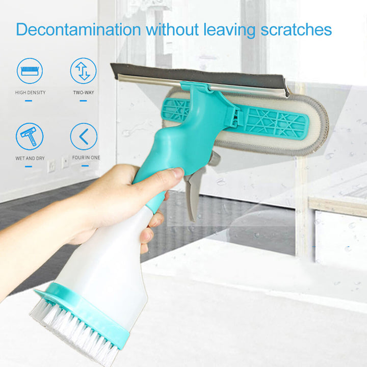 4-in-1 window cleaner for fast, streak-free cleaning