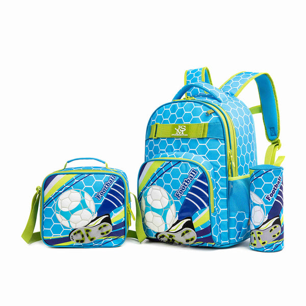 3-in-1 Football Theme Backpack Set