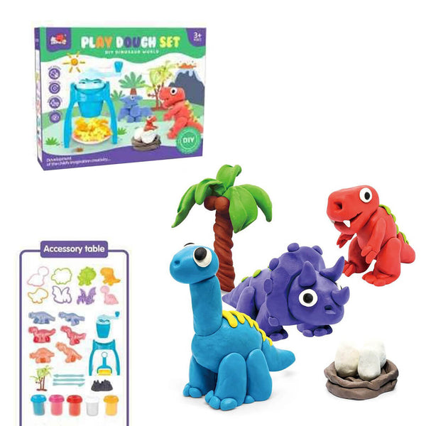 Dinosaur World Play Dough Modeling Toy Set