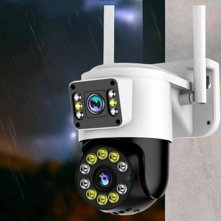 4MP Smart Dual Lens Wireless Exterior Home Security Surveillance Camera