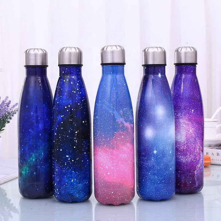 500ml Starry Sky Insulated Stainless Steel Water Bottle