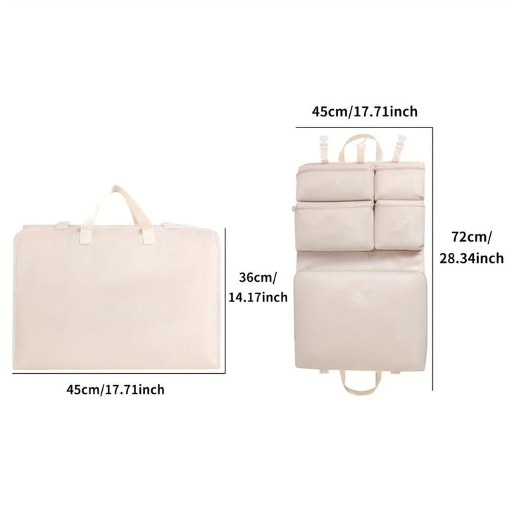 6-in-1 Foldable Duffel Bag with Hook – Travel Organizer