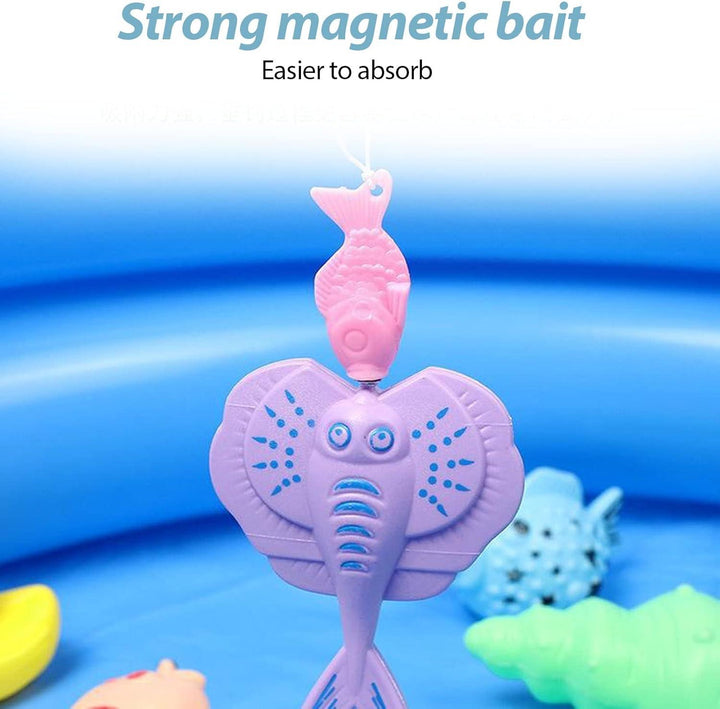 Magnetic Fishing Game with Inflatable Tray