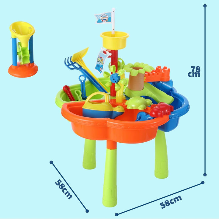 3-in-1 Sand and Water Play Table