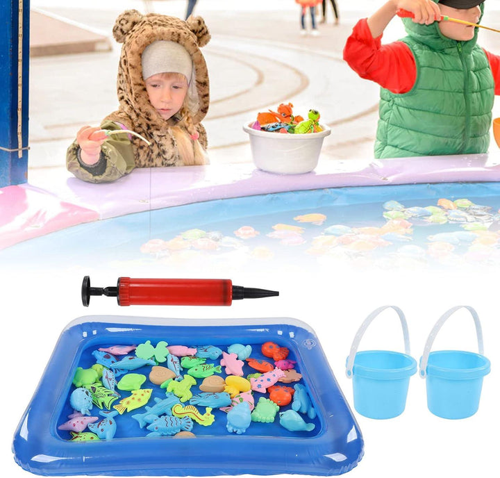 Magnetic Fishing Game with Inflatable Tray