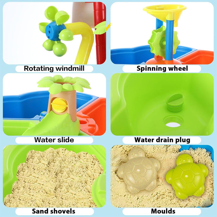 3-in-1 Sand and Water Play Table
