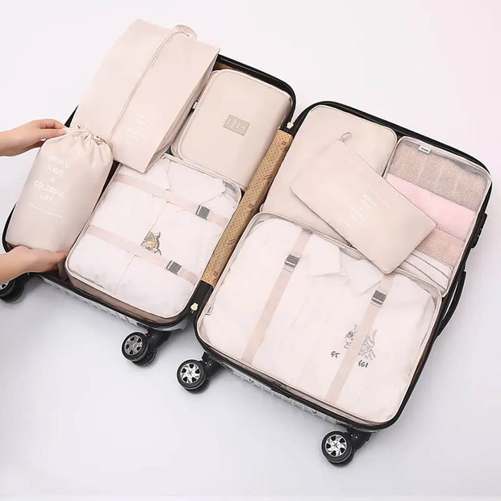 8 pieces Luggage Organizers for Hassle-Free Packing