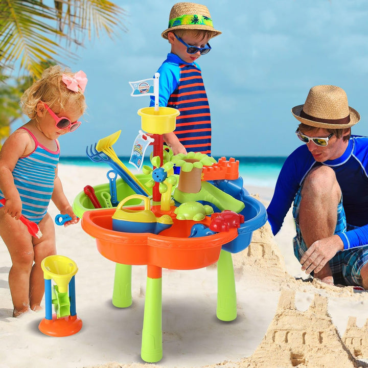 3-in-1 Sand and Water Play Table