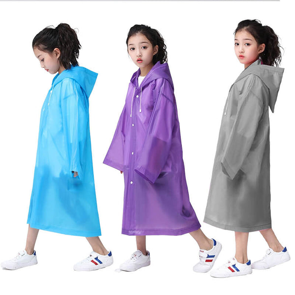 Reusable Waterproof Children’s Raincoat (6 - 10 years)