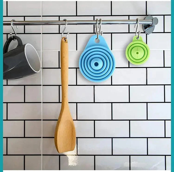 BPA-Free Silicone Collapsible Funnel Set of 3 Pieces