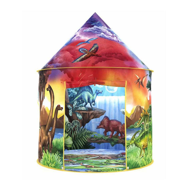 Explore the Adventure - Portable Foldable Dinosaur World Kids Tent