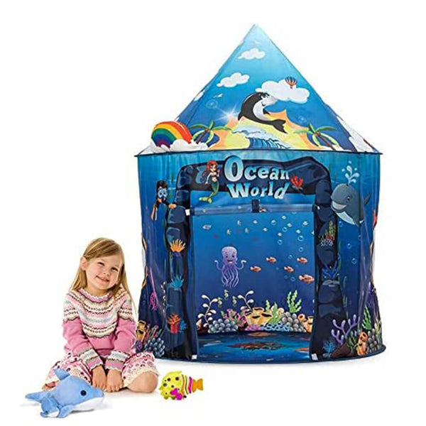 Ocean Adventure - Portable Foldable Under the Sea World Kids Tent