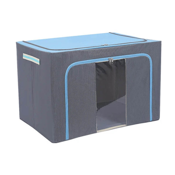 Foldable Dustproof Storage Box Organizer for Clothes/Blankets - 66L (50 x 40 x 33 cm)