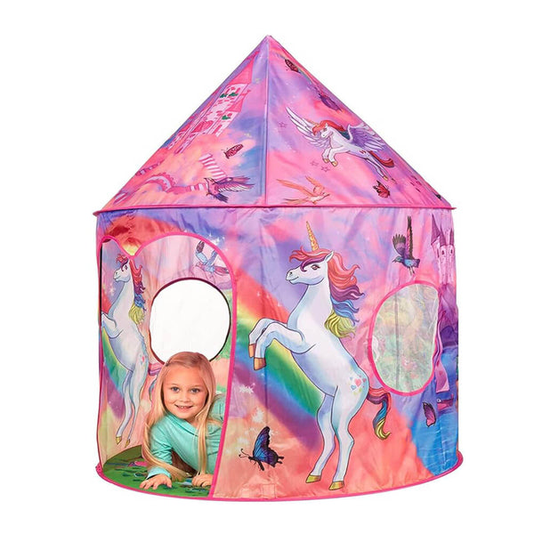 Unicorn Magic - Portable Foldable Rainbow Kids Tent